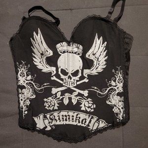 Skull and Crossbones Corset
